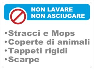 Cartello Divieti